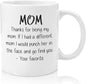 Ceramic Mother's Day Coffee Mark Cup