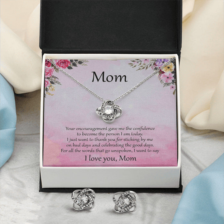 Women's Mother's Valentine's Day Clover Necklace