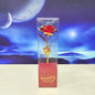 Colorful Gold Gold-foil Roses Mother's Day 520 Artificial Flower Valentine's Day Gift Christmas